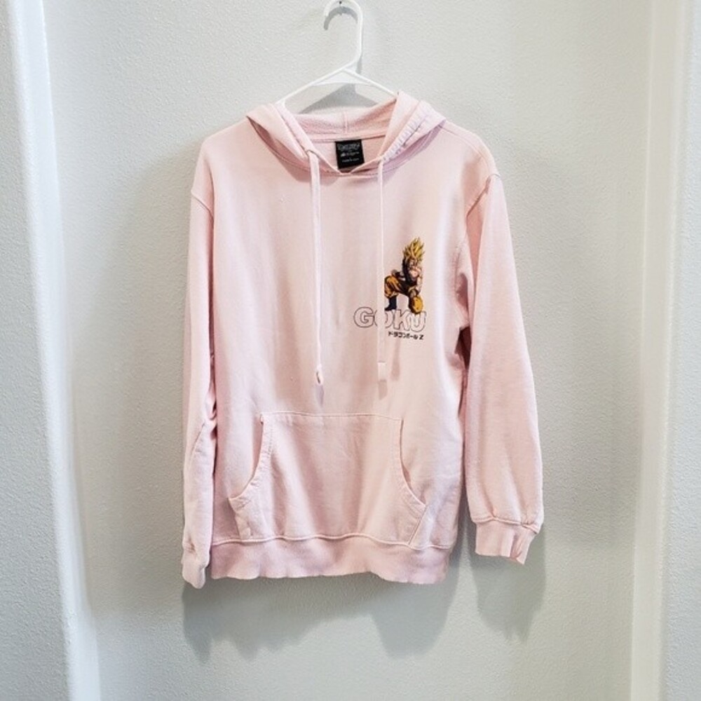 Pink Dragon Ball Z hoodie size large